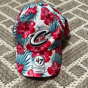 47 brand women’s fit Cleveland Cavaliers Hawaiian themed baseball hat